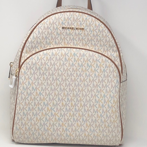 NWT Michael Kors Large Abbey Backpack - Picture 4 of 8